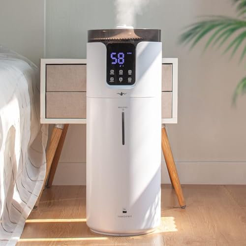 Luftbefeuchter Große Räume Schlafzimmer Top-Füllung Ultraschall Luftbefeuchter 16L mit kühlen Nebeln und Duftöl, geeignet für Baby und Kinderzimmer