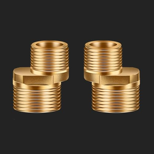 BiaoTeng Excentricas para Grifo 2 Piezas Latón Adaptador de Grifo 1/2 a 3/4 35 mm