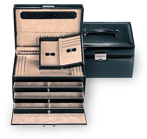 SACHER Schmuckkasten Julia new classic/schwarz (Leder)
