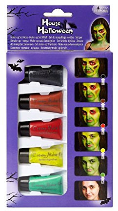 Brauns-Heitmann 7048 - Make-Up Set Hexe, circa 29,2 gramm, 5 Farben