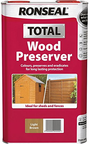 Ronseal RSLWPGR5L 5 Litre Total Wood Preserver - Green