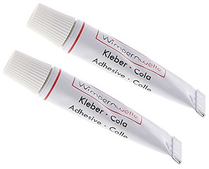 Wimpernwelle, colla fissante per ciglia, per ciglia di lunga durata, 2 g, 2 pezzi