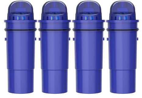 FilterLogic CRF-950Z NSF Certified Pitcher Water Filter, Replacement for Pitchers and Dispensers PPT700W, CR-1100C, DS-1800Z and PPF951K, PPF900Z Water filter (Pack of 4) | Kompatibel mit Pur® Krügen und Spendern PPT700W, PPT111, CR1100, DS1800, PPT650, CRF950Z, PPF900Z, PPF951K, NSF-zertifiziert