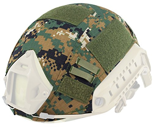 Taktischer Helmüberzug Tarnung Fast Helmbezug Helm Abdeckung Airsoft Helm Zubehör
