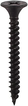 Drywall Black Bugle Head Fine Threaded Plasterboard Screws - 3.5 x 30mm Drylining Wood Framework Studding (PACK OF 1000)