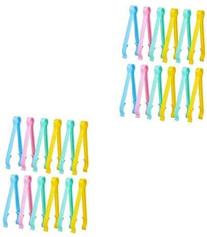 Toyvian 24stücke Multifunktionale Milchflaschen-klammer Für Blau Grün Gelb Und Leicht Und Anti-verbrühungsdesign Für Zuhause