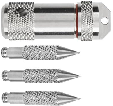 DAUZ Travel Capsules Container, Outdoor Medicine Holder Container Food Grade Silicone Sealing Ring with Detachable 3 Claw Hook for Mountaineering