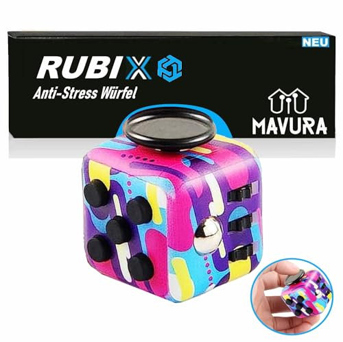 Rubix Cube Fidget Anti-stresskub stresskub leksak, för att minska stress vid nervositet för vuxna