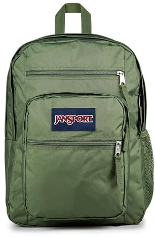 JanSport Laptop Backpack - Computer Bag with 2 Compartments, Ergonomic Shoulder Straps, 15” Laptop Sleeve, Haul Handle - Cargo Green