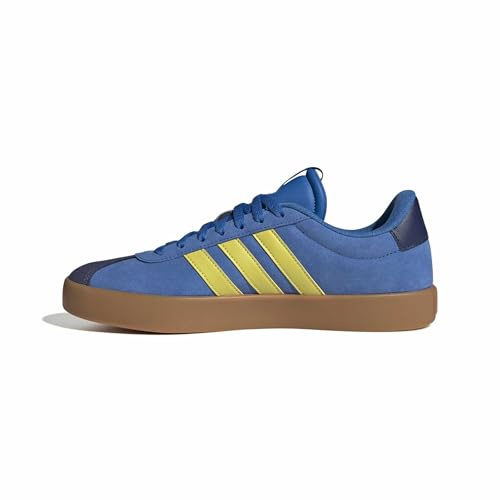adidas Hombre VL Court Shoes, Bright Royal/Pure Sulfur/Dark Blue, 38 2/3 EU