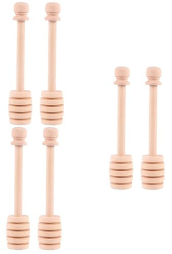 Alipis 24pcs Wooden Honey Stirring Stick Spoon Stick for Jam Portions Milk Tea for Kitchen Use Dipper