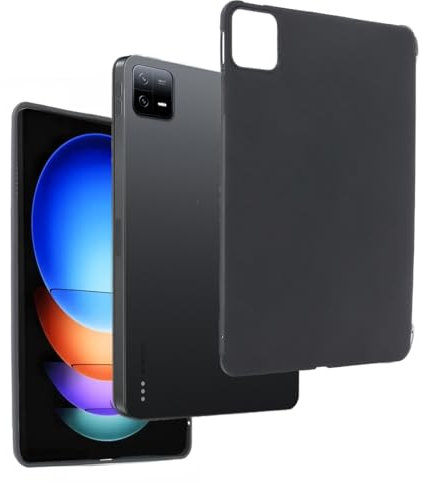 Cover in Gel TPU Nera per XIAOMI REDMI Pad PRO 12,1 4G/5G - Poco Pad 12,1 4G/5G, Ultra Sottile 0,33 mm, Morbido Flessibile, Custodia Silicone