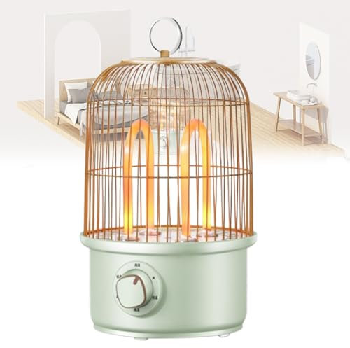 Space Heater, 360°heating, Low Noise, Tilt Power-off Protection, Fast Heating, Quiet Heater for Indoor Use, Bedroom, Office Desk