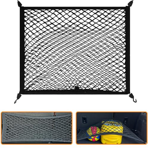 SZSMW Rete Bagagliaio Auto - Rete Portaoggetti Auto - Rete Auto per Cani Bagagliaio， Accessorio Indispensabile per i Viaggi e la Vita Quotidiana