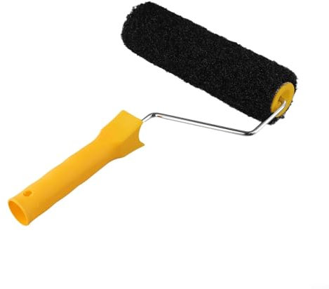 ComfyHarbor 24,8 cm Edelstahl-Rollenbürste mit Griff, multifunktionale Walzenbürste zum Rollen von Gips und zum Auftragen von Spachtelmasse