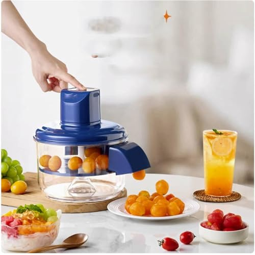 Cortador de uva, cortador de tomate cherry, pelador eléctrico para frutas, tomates de uva, máquina automática peladora de ajo, herramienta removedor de piel recargable (A)