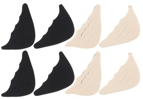 VALICLUD 4 Paare High Heel Einlagen Schuhspitze Polster Zehenschutz Ferseneinlagen für Damen gegen Rutschen und Schmerzen Atmungsaktive Waschbare Schuheinlagen zur Größenanpassung Großen