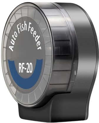 Aquarium Feeder Intelligente 6-Stufen Steuerung | Automatischer Garnelenfütterer - 150ml Timer Für Desktop Büro Zuhause Fütterung Von Schildkröten Fröschen Axolotl