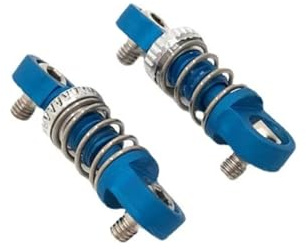Rc Parts Accessories For MINI-Q8 For MINI-Q9 1/28 Metal Outer For Spring Shock Absorber RC Car Tracked Vehicle Parts And Accessories Upgrade Replacement Use(Blue)