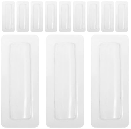 Lurrose 25 Stück Durchsichtige Plastikhüllen aus Kunststoff für Kartenhalter und Lippenbalsam mit Multifunktionalem Design zum Basteln und Reisen