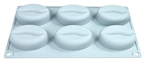 Stampo in silicone WMFASBAG, forma a forma di noce con 6 cavità per cioccolato, gelato, dessert, torta, mousse e pudding, ideali per creazioni fatte in casa