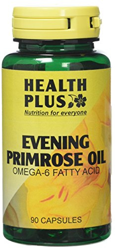 Health Plus Evening Primrose Oil 500mg Omega-6 Supplement - 90 Capsules