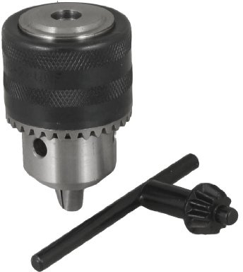 sourcing map Taladro Portabrocas, 3/8-24UNF Roscado 1,5-13mm Capacidad con Portabrocas Llave para Eléctrico Impacto Cable Inalámbrico Taladro