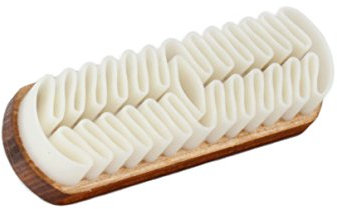 Langer & Messmer Spazzola morbida e lavabile crespa per la pulizia delle scarpe in pelle scamosciata (camoscio/nabuk)