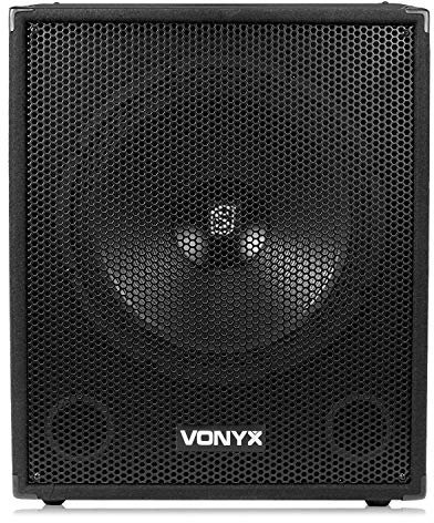 SkyTec 15 Inch Subwoofer PA DJ Disco Low Pass Filter Bass Speaker 600w SMW15