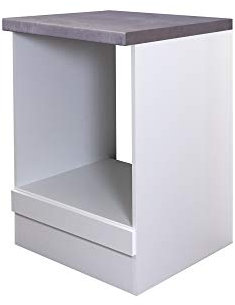 Smart Möbel Herd-Umbauschrank 60 cm Weiß - Nawa