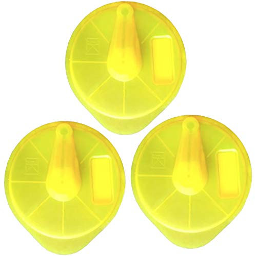 SPARES2GO Yellow Service Cleaning T-Disc for Bosch Tassimo Vivy 2 TAS12 TAS14 Coffee Machine (Pack of 3)