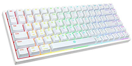 DREVO Gramr V2 TE Teclado mecánico para Juegos Interruptor Azul con retroiluminación RGB de 84 Teclas 75% TKL Teclado alámbrico USB US Layout