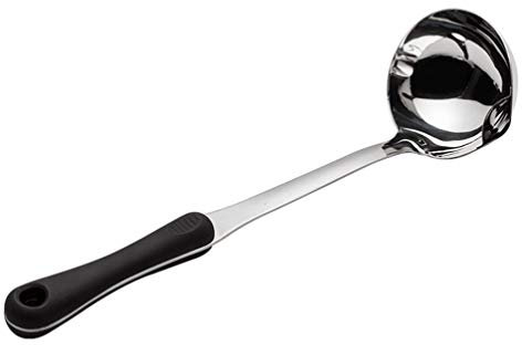 Cabilock Louche Pour Soupe Avec Filtre Cuillère Soupe Poignée Longue Pour Marmite Chaude Usage Cuisine Maison