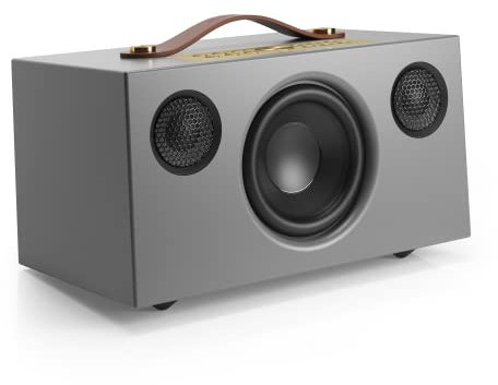 Audio Pro Potente Cassa Wireless Bluetooth e Wifi Multiroom - Piccolo Speaker Portatile con AirPlay2, Google Cast, Spotify Connect e HiFi - 6 Pulsanti Predefiniti C5 MKII - Grigio