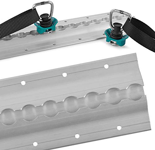 Racefoxx Airlineschiene Zurrschiene Aluminium flach extrabreit, 0,5 m
