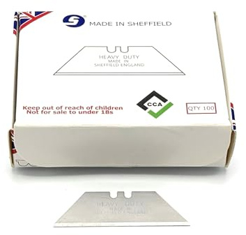 CCA Straight Utility Blades Heavy Duty x 100