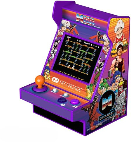 MY ARCADE Nano Jugador Data East Hits Mini Cabina Retro, 208 Juegos en 1