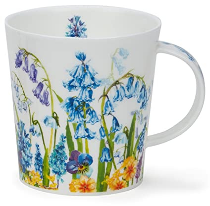 Dunoon Becher Lomond Floral Dance Bluebell - 0,32l