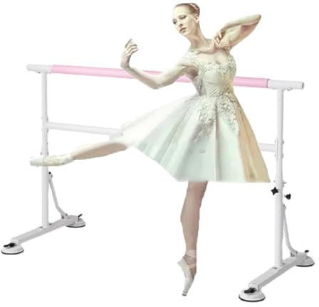 HamoM Ballettstange Mobile Ballettstange aus Stahl für Erwachsene und Kinder, höhenverstellbar 85–110 cm, Starke Tragfähigkeit (Size : 1m/3.3FT)
