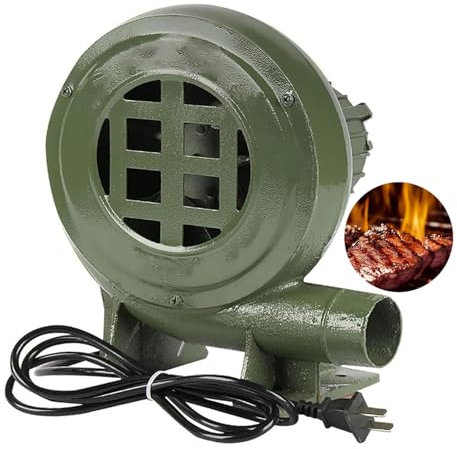 Souffleur De Forge De Forgeron Électrique - Briquets À Charbon Forge BBQ, Electrique Souffleur, 220V Ventilateur Électrique De Cheminée, Pour Camping/souffleur D'air De Cuisine En Plein Air(100W)