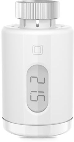 Homematic IP Smart Home 161046A0 - Termostato digitale per termosifone, controllo tramite app, Alexa, Google Assistant, facile installazione, risparmio energetico
