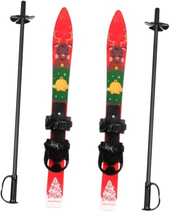 Lljsszr Kinderskiboards mit Stöcken Und Bindungen, Wintersportartikel, Schneeschuhwandern, Abfahrtsskiboards, Kinderski, Elch