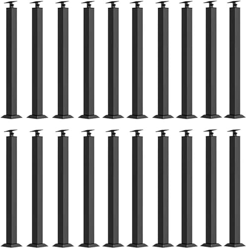 Balustrade d'escalier réglable avec rotation à 270 ° pour intérieur et extérieur - Balcon d'escalier et soutien pour personnes âgées - Design durable et élégant