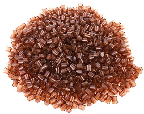 Brrnoo Tasses de Cellules de l'élevage Queen, Outils d'alimentation en Plastique 1000pcs Apiculant Cell Celle Brune Queen Kit de Tasses d'élevage Applicables aux Apiculteurs