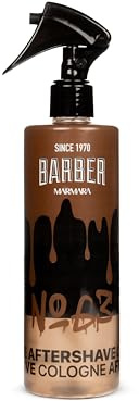 Barber Marmara Cologne Aftershave No.63 – söt och kryddig barberare Cologne – choklad, kakao och orange med vaniljträ – aftershave, kroppsspray, hårparfym – 400 ml