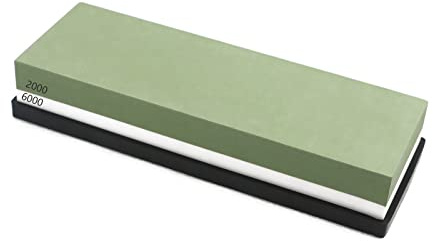 Piedras de afilar para cuchillos de cocina, Piedra de afilar de doble cara, malla 2000/6000, antideslizante, resistente al desgaste, for exteriores, for cuchillos de cocina, herramientas de hacha