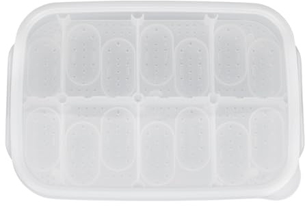 MUELODSIC Incubateur à Œufs pour Reptiles 14 Compartiments en Plastique Léger et Facile à Nettoyer, Boîte D'éclosion Professionnelle pour Serpents et Lézards