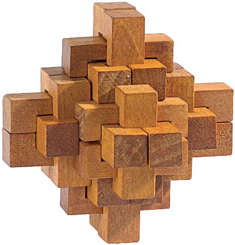 Playtastic Geduldspiel Holz Lösung: Geduldspiel Der verhexte Knoten (der Verhexte Knoten Lösung, Knobelspiele Holz, 3D)