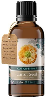Calmer Solutions Karottensamen, 100% reines ätherisches Aromatherapie-Öl, 50 ml
