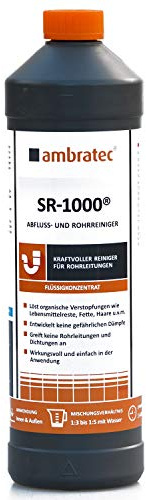 Ambratec SR 1000 Aktiv-Totalreiniger-Konzentrat Abfluss Reiniger 1Liter